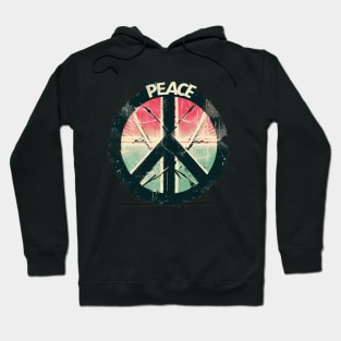 Street art pop art peace sign graffiti Hoodie